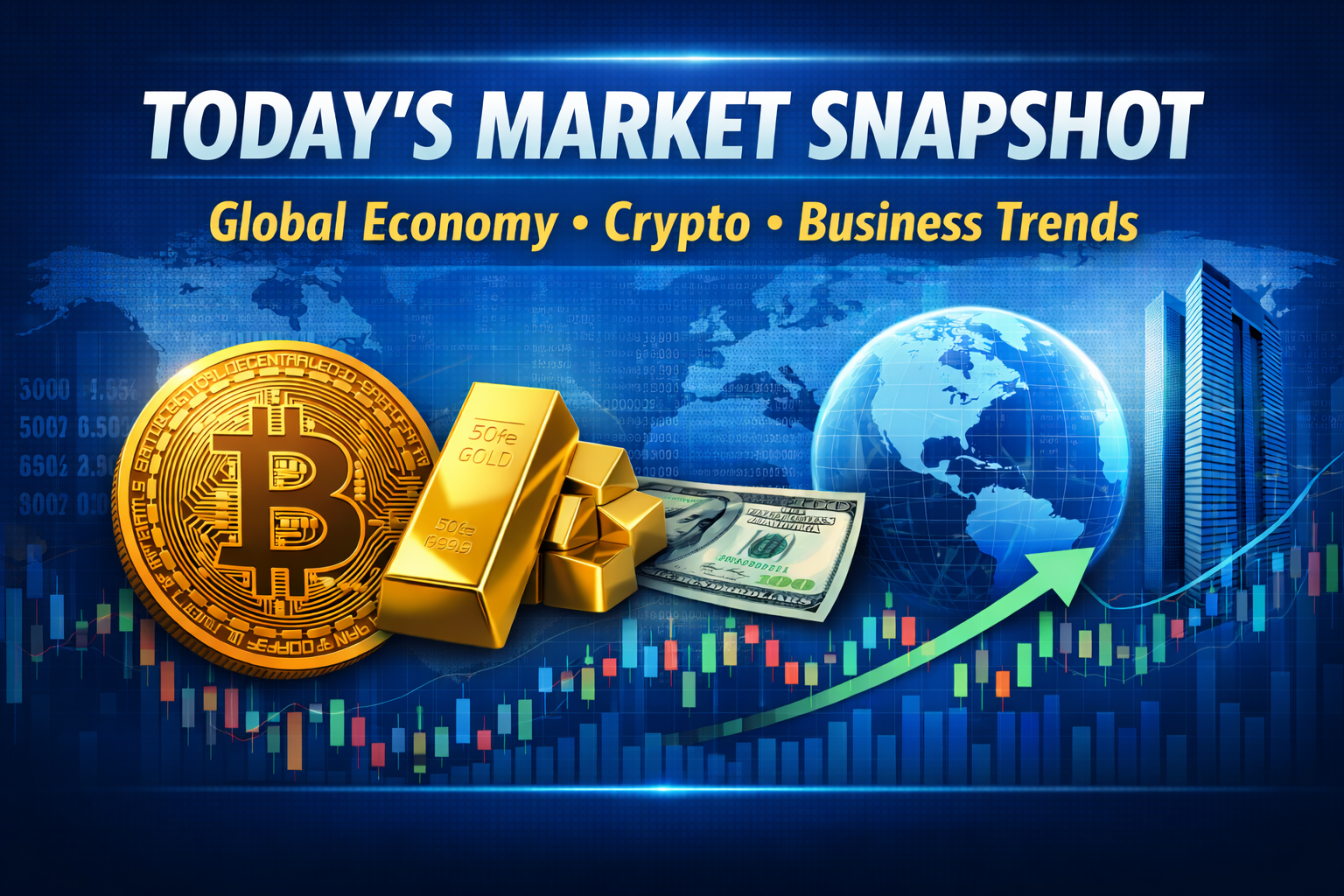 Today’s Global Market Snapshot: Economy, Crypto and Business Trends